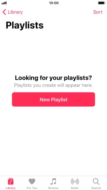 Press New Playlist.