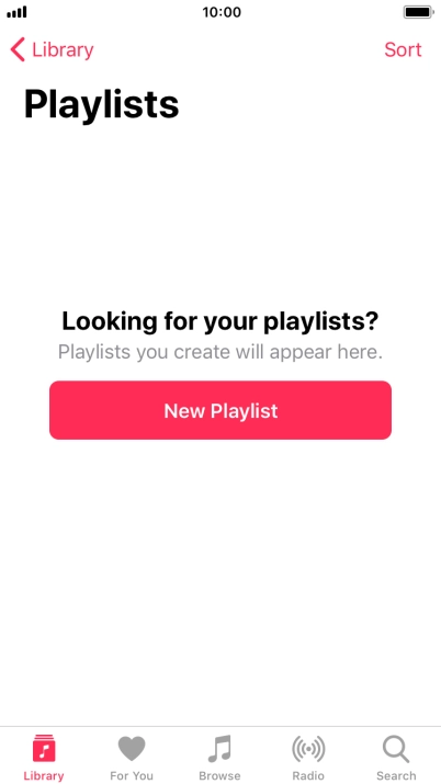 Press New Playlist.