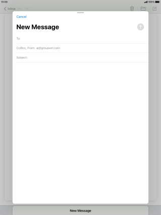 Press To: and key in the first letters of the recipient's name.