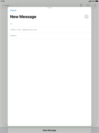 Press To: and key in the first letters of the recipient's name. Press To: and key in the first letters of the recipient's name.