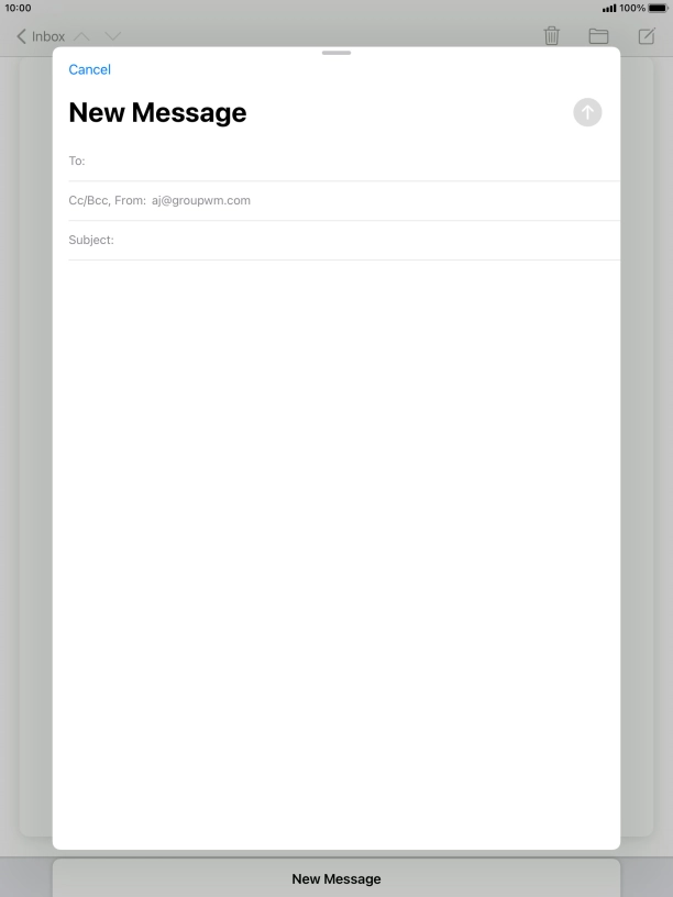 Press To: and key in the first letters of the recipient's name. Press To: and key in the first letters of the recipient's name.