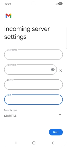 Press the drop down list below 