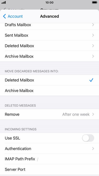Press Authentication.