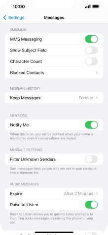 Slide your finger upwards starting from the bottom of the screen to return to the home screen.