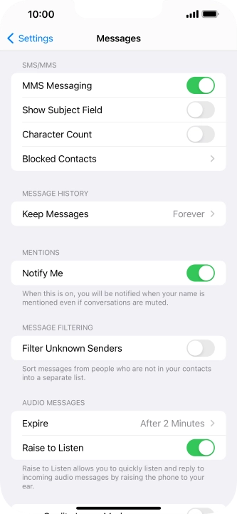 Slide your finger upwards starting from the bottom of the screen to return to the home screen.