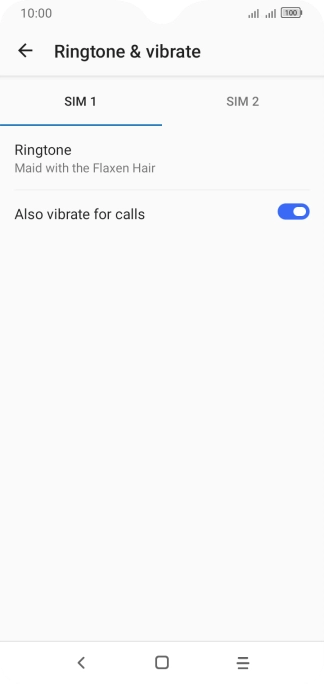 Press the Home key to return to the home screen.