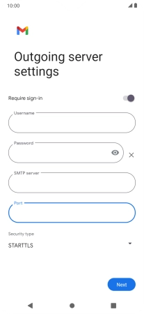 Press the drop down list below 
