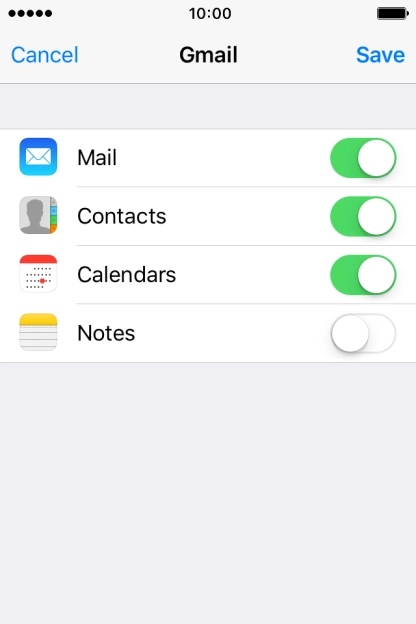 If this screen is displayed, you email account has been recognised and set up automatically. Follow the instructions on the screen to key in more information and finish setting up your phone.