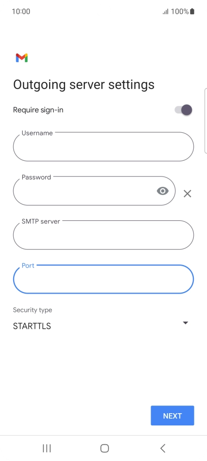 Press the drop down list below 