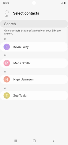 Press the field above 