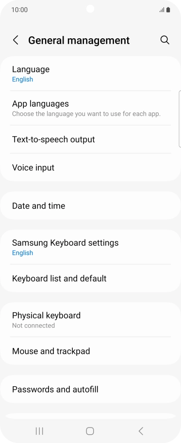 Press Date and time.