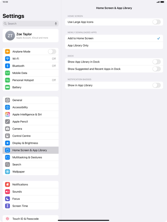 To add new downloaded apps to both the home screen and App Library, press Add to Home Screen. To add new downloaded apps to both the home screen and App Library, press Add to Home Screen.
