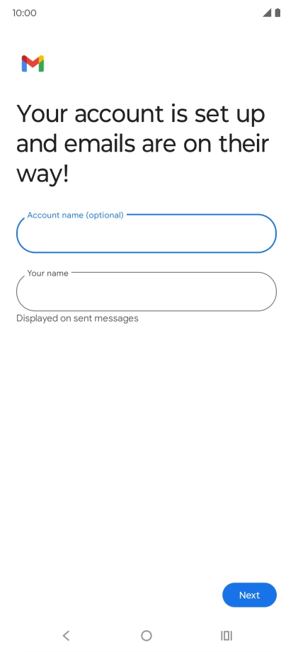 Press the field below 