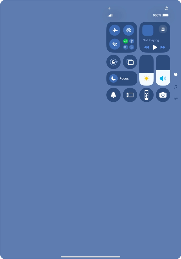Press the sound mode icon to turn silent mode on or off.