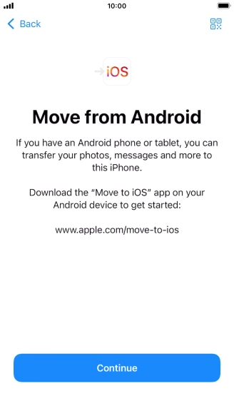 To transfer content to your phone, you need to install the app 