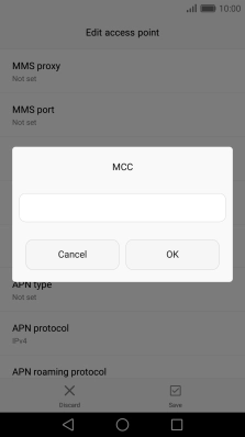 Key in 505 and press OK.