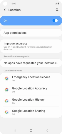 Press App permissions. Press App permissions.