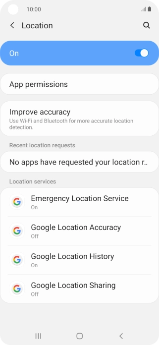 Press App permissions. Press App permissions.