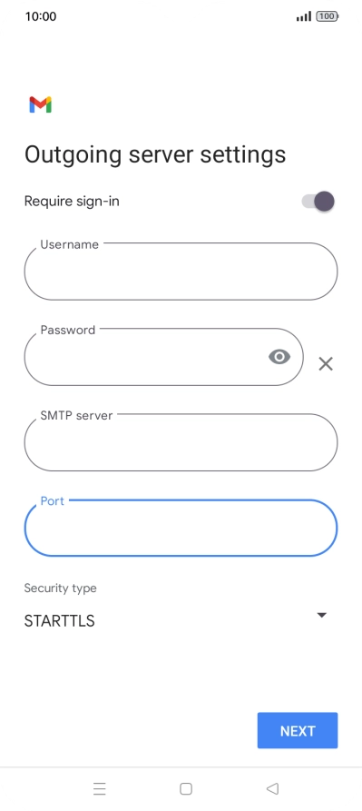 Press the drop down list below 