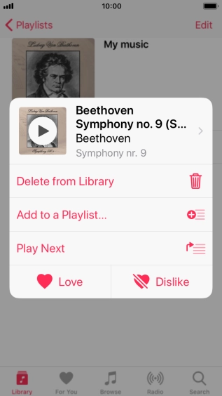 Press the required function and follow the instructions on the screen to use the selected function.