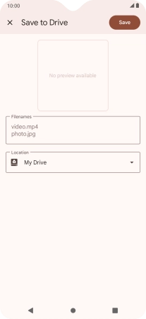 Press the field below 