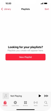 Press New Playlist.