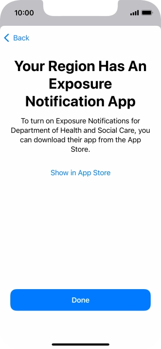 Press Show in App Store and follow the instructions on the screen to download and install the app.