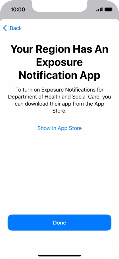 Press Show in App Store and follow the instructions on the screen to download and install the app.