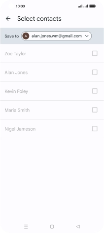 Press the drop down list next to 