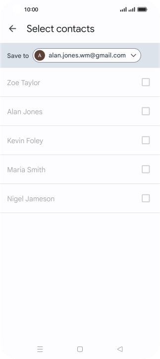 Press the drop down list next to 