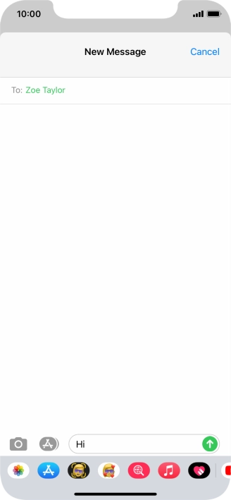 Press the picture icon.