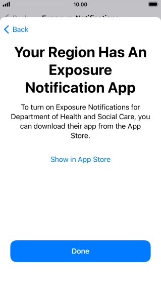 Press Show in App Store and follow the instructions on the screen to download and install the app.