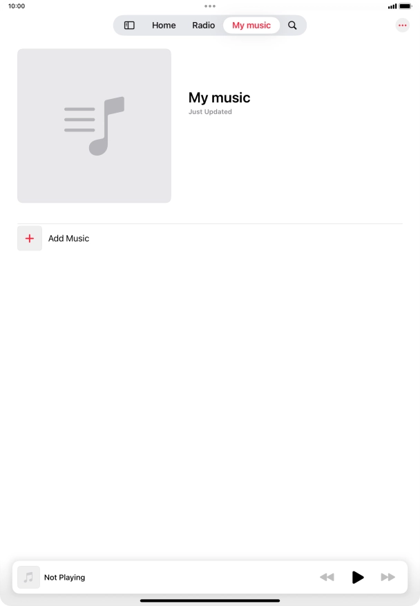 Press Add Music. Press Add Music.