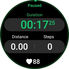 Slide your finger right on the screen.