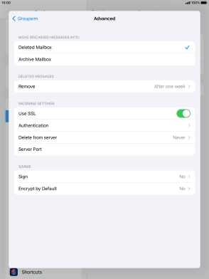 Press the indicator next to Press the indicator next to