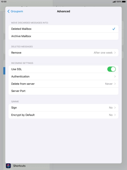 Press the indicator next to Press the indicator next to