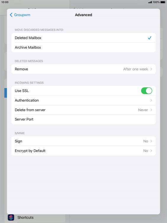 Press the indicator next to Press the indicator next to