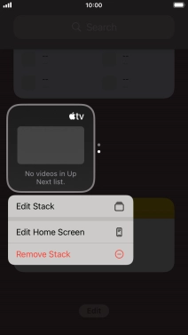 Press Edit Stack. Press Edit Stack.