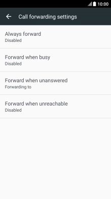 Press the Home key to return to the home screen.