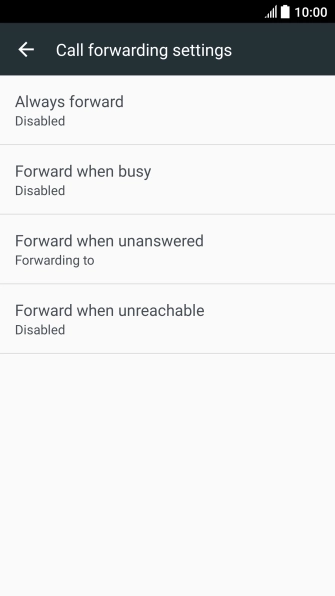 Press the Home key to return to the home screen.