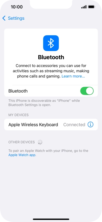 Slide your finger upwards starting from the bottom of the screen to return to the home screen.