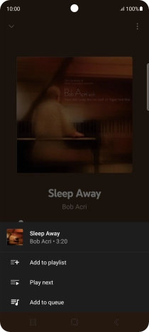 Press Add to playlist.