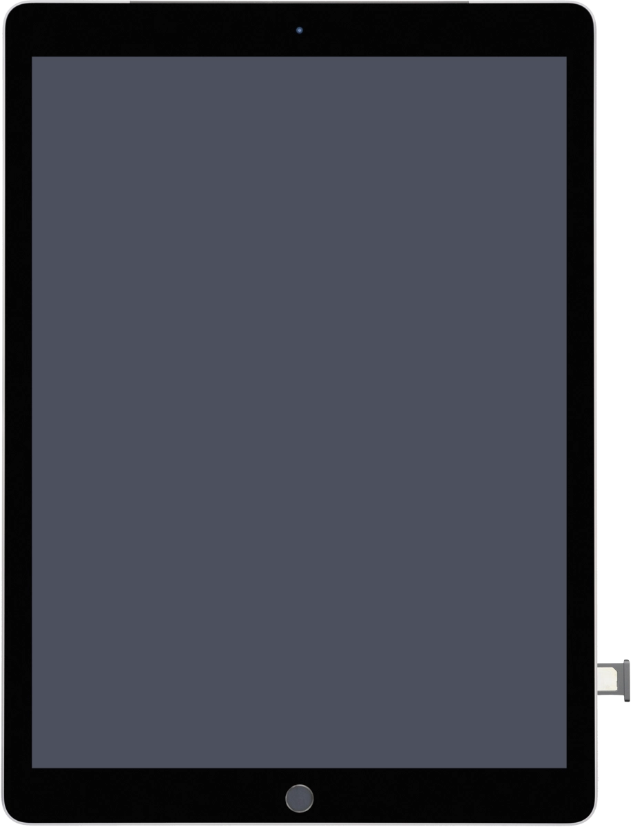 Slide the SIM holder into your tablet.