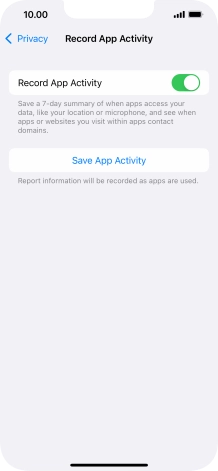 Press Save App Activity.