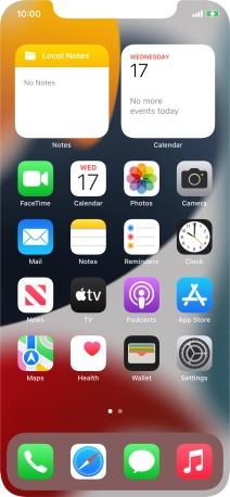 When the battery charging icon is displayed, the battery is charging.