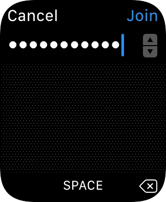 Key in the password for the Wi-Fi network and press Join. Key in the password for the Wi-Fi network and press Join.