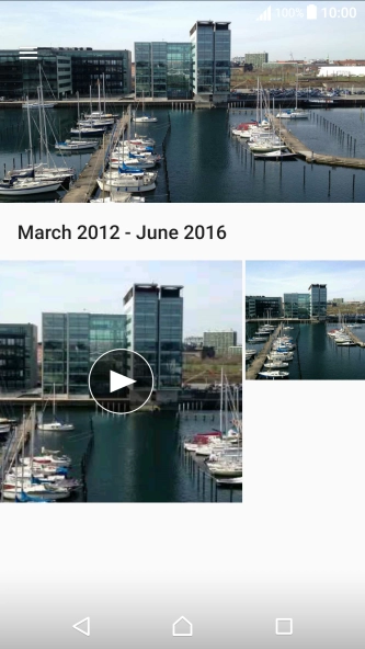 Press the required picture or video clip.