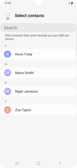 Press the field above 