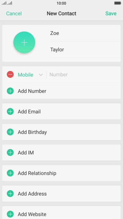 Press Number and key in the required phone number.