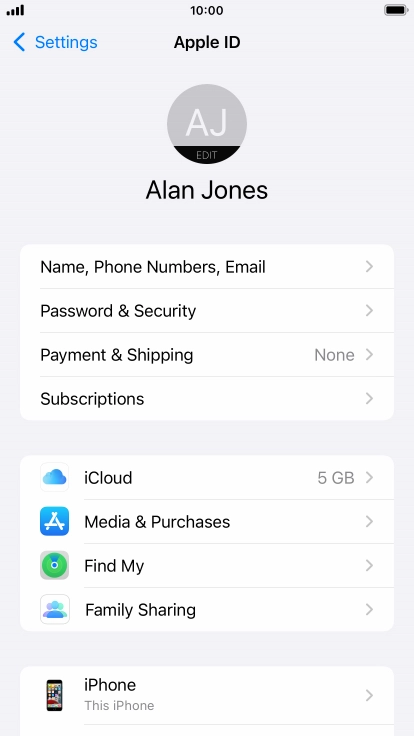 Press the Home key to return to the home screen.